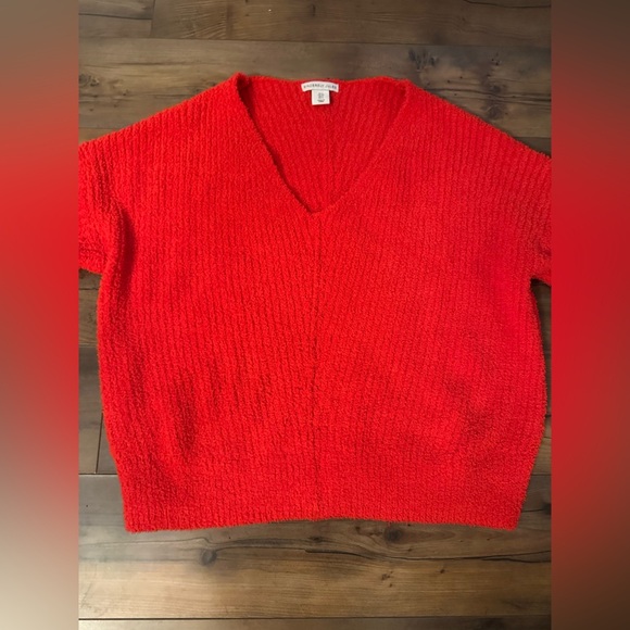 Sincerely Jules Cozy Red Bouclé Sweater – Size Small - Picture 5 of 7